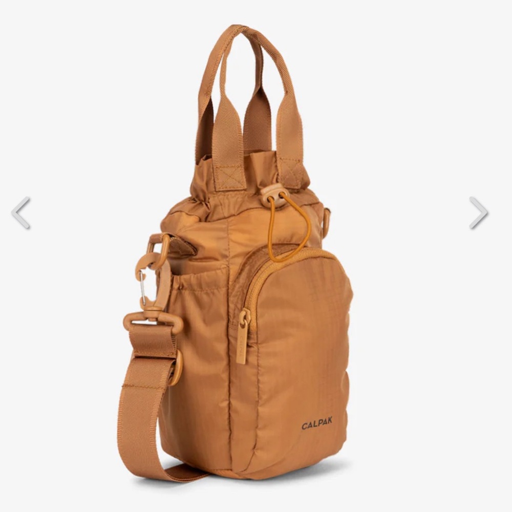 Calpak Tan Water Bottle Bag